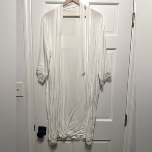 White bridal robe-Size OS